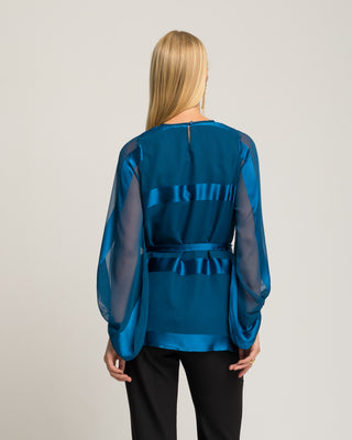 Blusa satinada Valeska