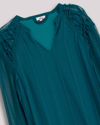 Vestido midi gasa Orea