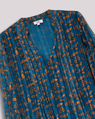 Vestido estampado largo Noara