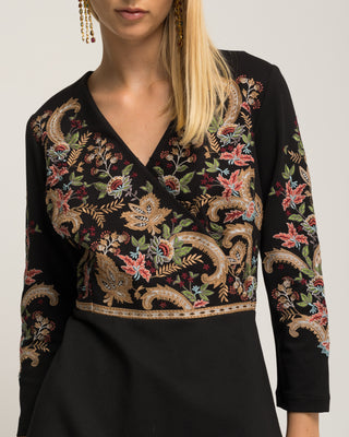 Vestido corto bordados Caprise