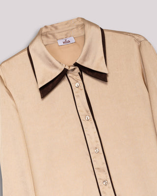 Camisa satinada Esmeria