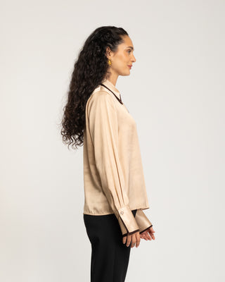 Camisa satinada Esmeria