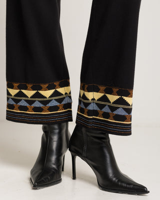 Pantalon punto bordados Alisea