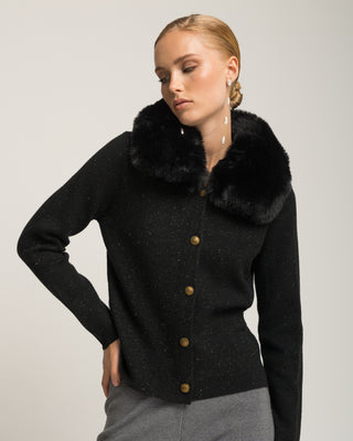 Chaqueta cuello pelo Celina