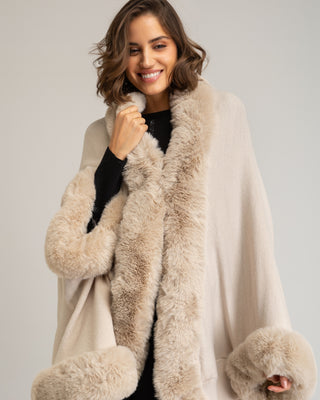 Poncho beige Irina