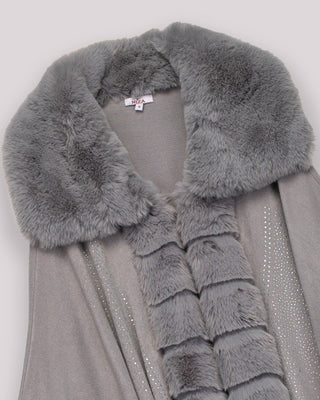 Poncho gris Gia
