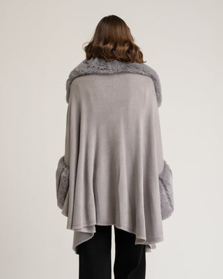Poncho gris Gia