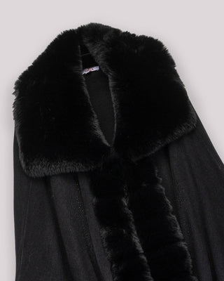 Poncho negro Gia