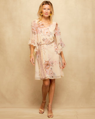 vestido corto beige 1