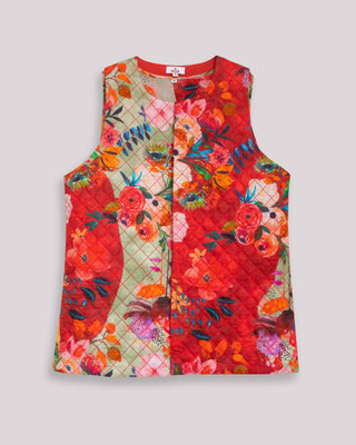 falda roja estampada 8