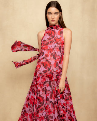 vestido largo cuello halter 2