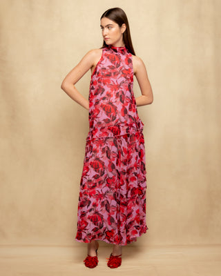 vestido largo cuello halter 5