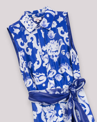 vestido midi azul marino 8