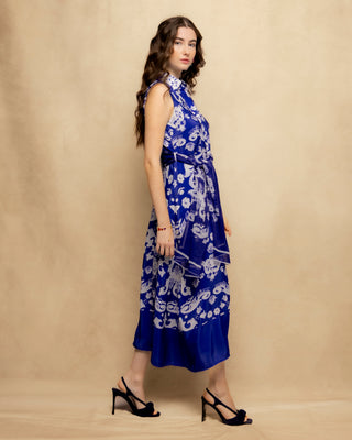 vestido midi azul marino 4