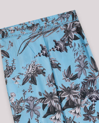 pantalon azul estampado floral 9