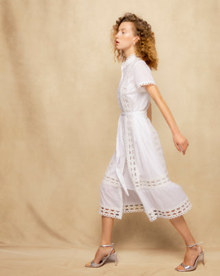 vestido midi blanco 5