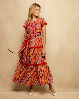 vestido estampado etnico largo 1