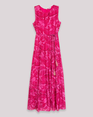 vestido midi fucsia 6