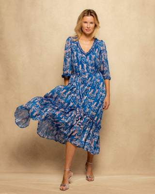 vestido largo escote pico 5