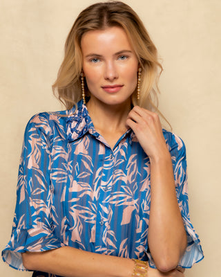 blusa azul bordada 5