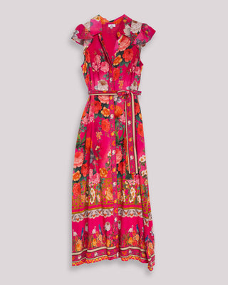 vestido largo camisero flores 7