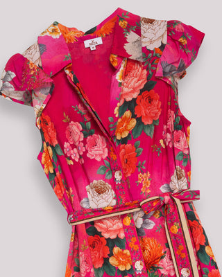 vestido largo camisero flores 8