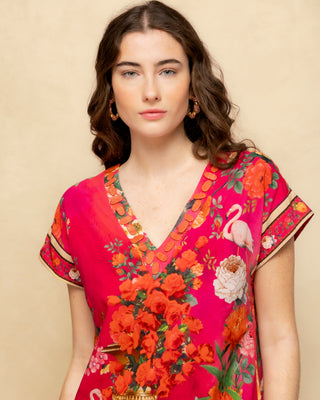 vestido estampado en flores 2