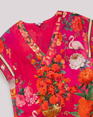 vestido estampado en flores 8