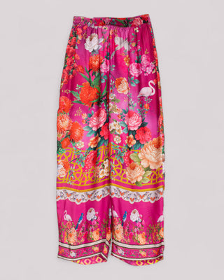 pantalon fluido estampado fucsia 6