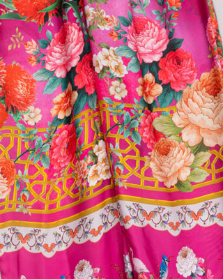 pantalon fluido estampado fucsia 7