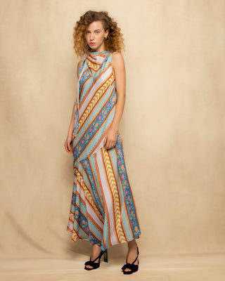 vestido largo sin mangas 1