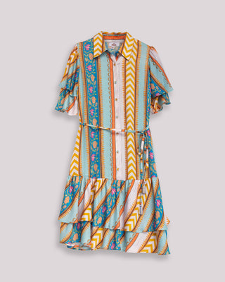 vestido corto estampado 6