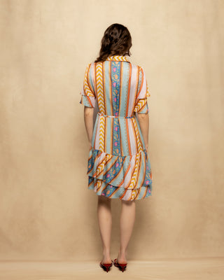 vestido corto estampado 5