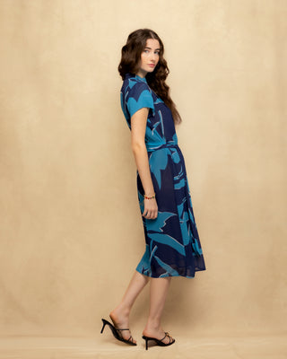 vestido midi azul 4
