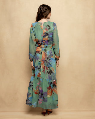 vestido verde largo 7