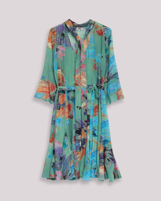 vestido verde manga larga 8