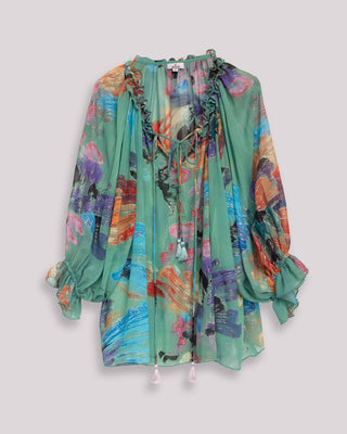 blusa verde mujer 8