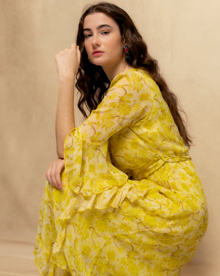 vestido largo con mangas 2