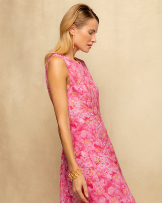 vestido midi rosa 4