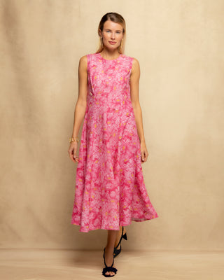 vestido midi rosa 1