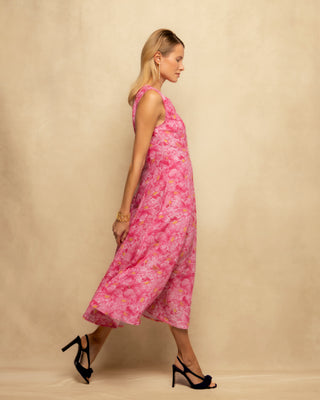 vestido midi rosa 8