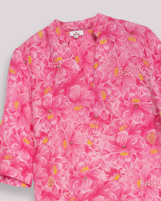 vestido corto rosa 10
