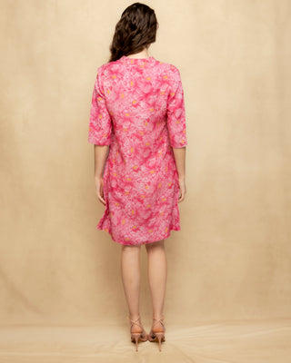 vestido corto rosa 6