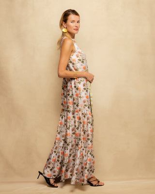 vestido satinado beige 4