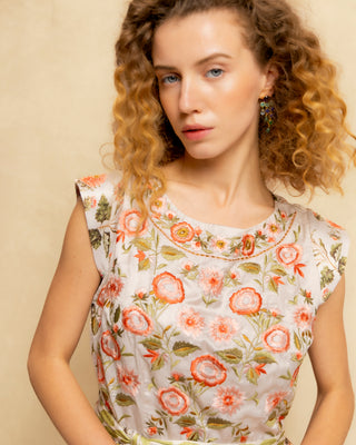 vestido corto satinado 6