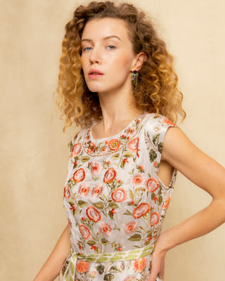 vestido corto satinado 2