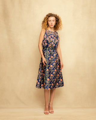 vestido corto azul 6