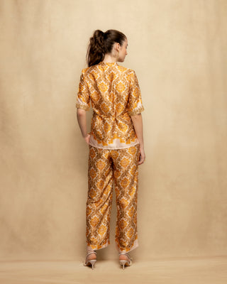 pantalon satinado beige 3