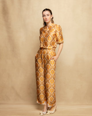 pantalon satinado beige 2