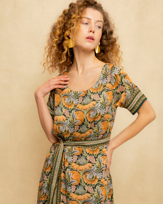 vestido midi evase 2